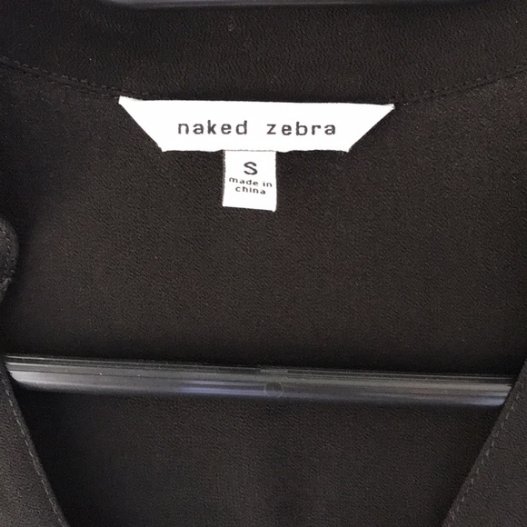 Naked Zebra Black Dress | Small - Picture 5 of 8